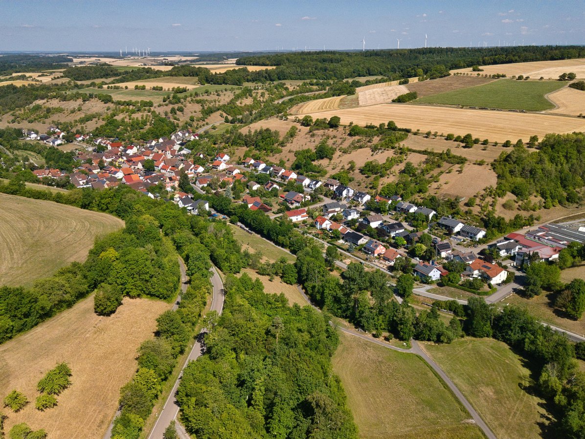 Ortsteil Eberstal Luftbild