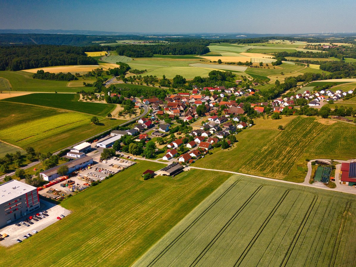 Ortsteil Stachenhausen Luftbild