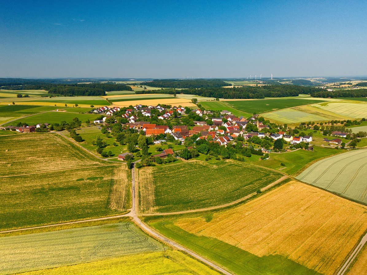 Luftbild von Weldingsfelden
