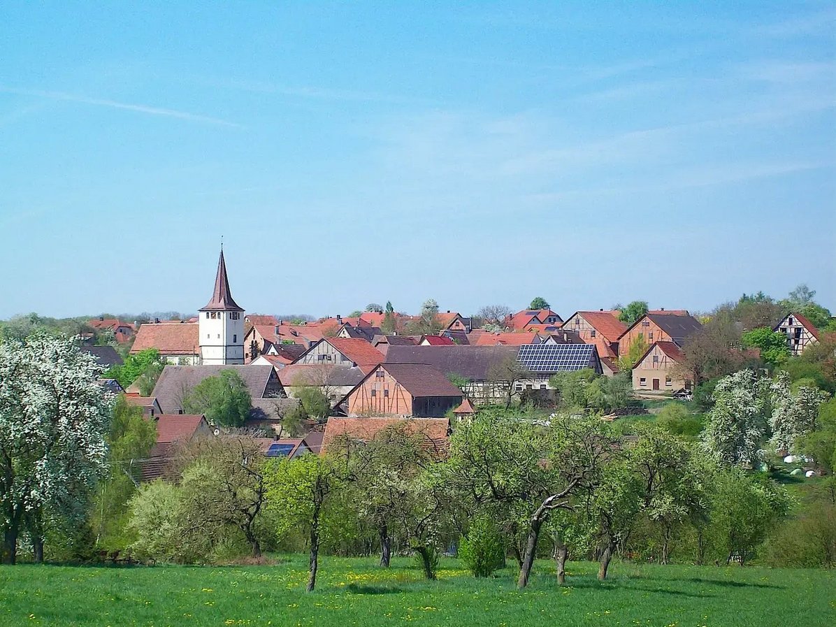 Blick auf Hermuthausen