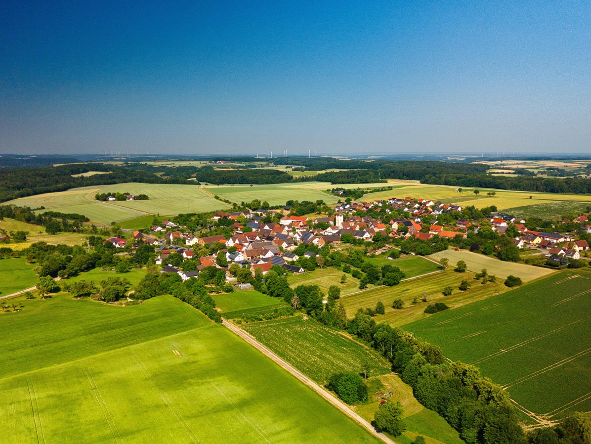 Luftbild von Hermuthausen
